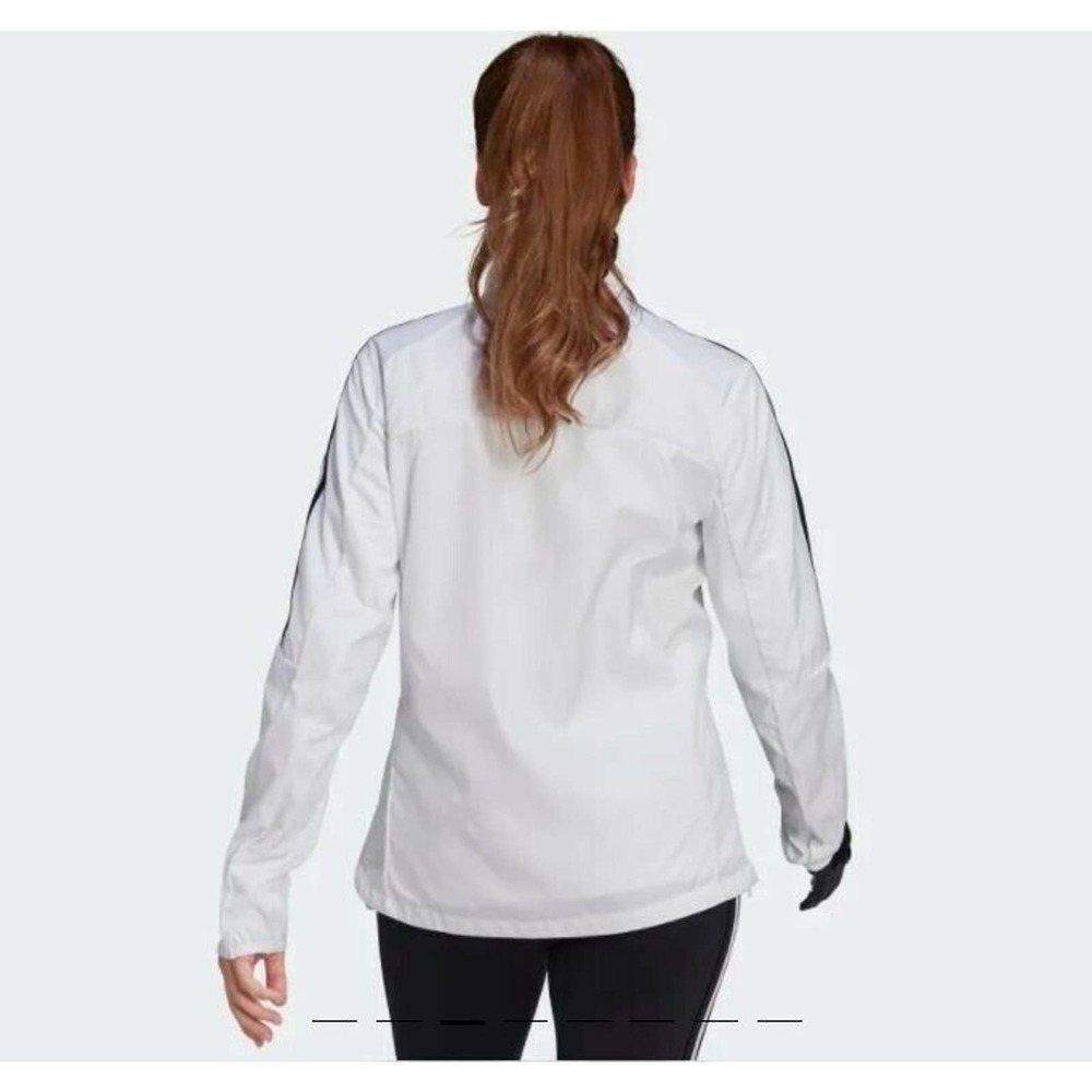 White Adidas Marathon Jacket - Large - Picture 2 of 8